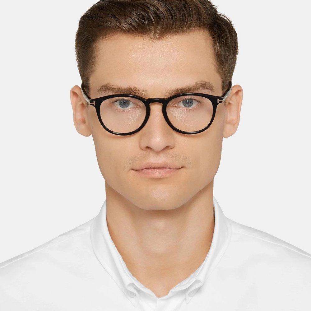 TOM FORD TF5294 round-frame glasses - Picture 1 of 10